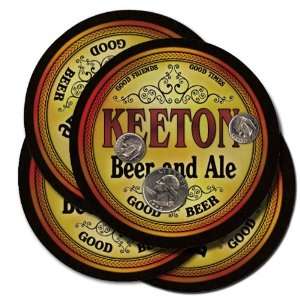  KEETON Family Name Brand Beer & Ale Coasters Everything 