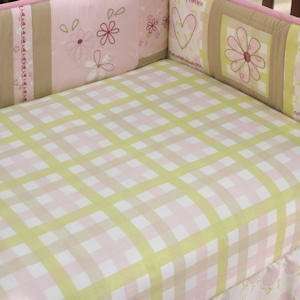  Laura Ashley Love Fitted Crib Sheet: Baby