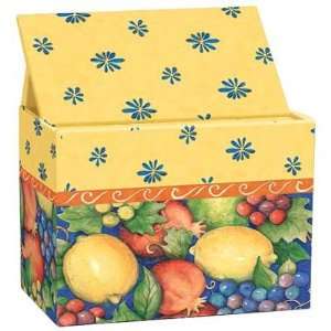  Tuscan Fruit Recipe Box: Kitchen & Dining