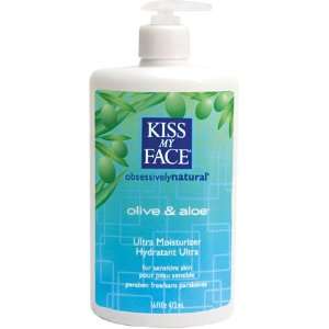 Kiss My Face Moisturizer, Olive & Aloe 16 oz (3 pack)