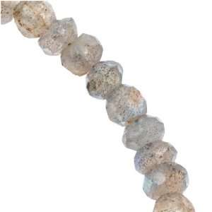 Labradorite Gemstone Faceted Rondelle Beads 4 5mm Diameter (7.5 Inch 