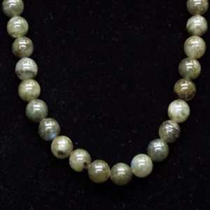  Labradorite 10mm Round Bead Necklace (18)   1pc 