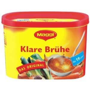 Maggi Klare Brühe (Tub Clear Broth) 300g  Grocery 