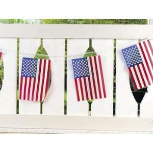 Line Of American Flags   Party Decorations & Flags & Bunting  