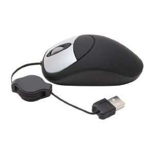  Lynx L7R Mini Optical Mouse with Retractable Cable 