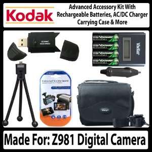  Advanced Accessory Kit For Kodak EasyShare Z981 14MP 