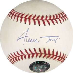  Willie Mays Autographed Baseball (Say Hey & Mounted 