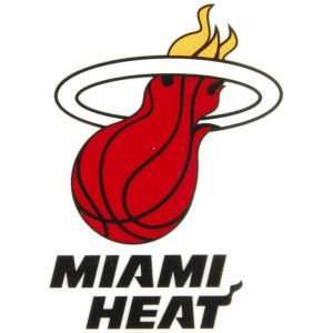    Miami Heat Rico Industries Static Cling Decal: Sports & Outdoors