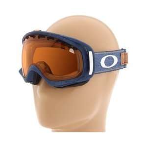  Oakley Crowbar Snowboard Goggles Demin/Persimmon Lens 