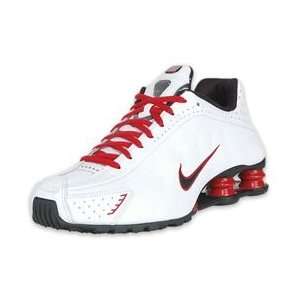 Mens Nike Shox R4 White Black Red Size 10  Sports 