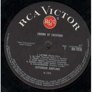  CROWN OF CREATION LP (VINYL) UK RCA VICTOR JEFFERSON AIRPLANE Music
