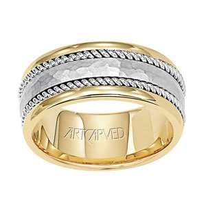   Carbide & Sterling Silver Wedding Band ( ArtCarved Jewelry