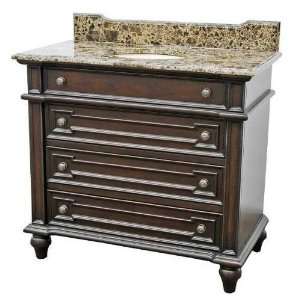  Classic Design CL78140 40 Single Sink Vanity with Brown 