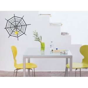  Vinyl Wall Decal Spider Web Art Design Sticker: Home 