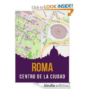 Roma, Italia mapa del centro de la ciudad (Spanish Edition 