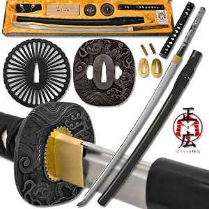   Katana   Battle Ready Full Tang Sword Assembly Kit: Sports & Outdoors
