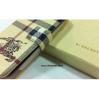   Burberry Leather Flip Case for Apple iPhone 4G/4GS (Premium Quality