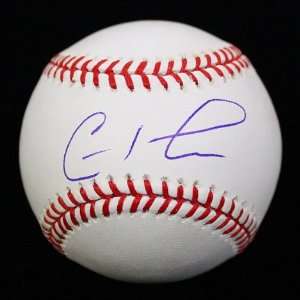  Carlos Lee Autographed Baseball