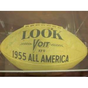 1955 College All American Auto Football 22 Sigs JSA   New Arrivals 