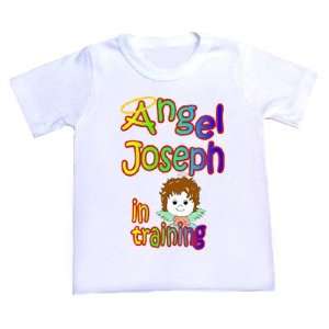  Angel in Training T Shirt Personalized Free Baby Toddler 