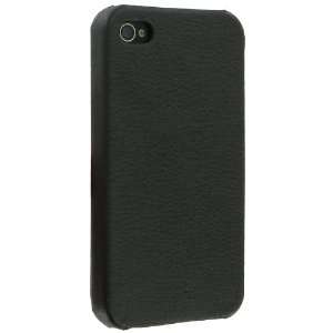   Shield Case for iPhone 4 / 4S (Leather Effect)   Black Electronics