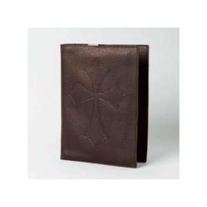  Bible Cover   Genuine Leather Extra Large Brown 
