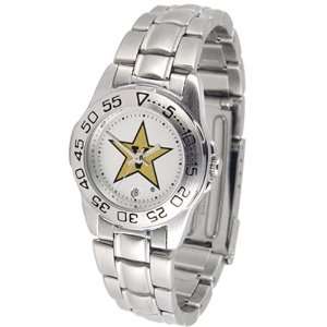   Commodores Ladies Gameday Sport Watch w/Stainless Steel Band: Sports