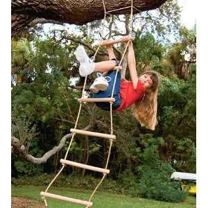  Indoor/Outdoor Sturdy Rope 6 Ladder: Toys & Games