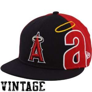  New Era Los Angeles Angels of Anaheim Navy Blue Red Side 