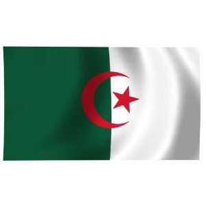  Algeria Flag 3ft x 5ft Polyester Patio, Lawn & Garden