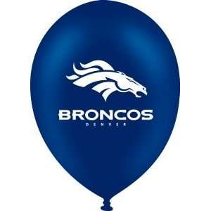  Denver Broncos 11 Balloons 25 Pack