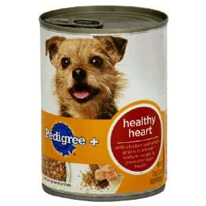 Pedigree+ Healthy Heart Food for Dogs, Premium Ground Entree , 13.2 Oz 