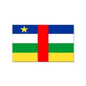  Central African Republic Flag Sticker 