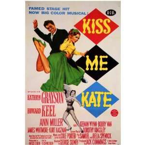 Kiss Me Kate Movie Poster (11 x 17 Inches   28cm x 44cm) (1953) Style 