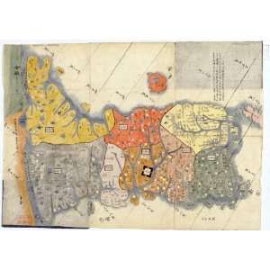  1800s map Korea, South