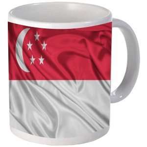  Rikki Knight Singapore Flag Photo Quality 11 oz Ceramic 