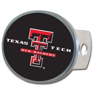  NCAA Texas Tech Red Raiders Oval Hitch Cover: Sports 