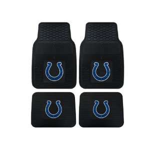   Front and Rear All Weather Floor Mats   Indianapolis Colts: Automotive