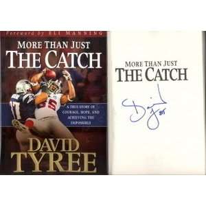  DAVID TYREE AUTOGRAPHED BOOKS MORE THAN JUST THE CATCH 