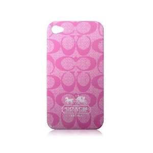  Rose Pink Designer iPhone 4/4s Hard Back Case Cover Only 