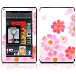   Kindle Fire Decal Skin Sticker   Pink Daisy 