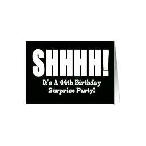 44th Birthday Surprise Party Invitation Card Toys & Games
