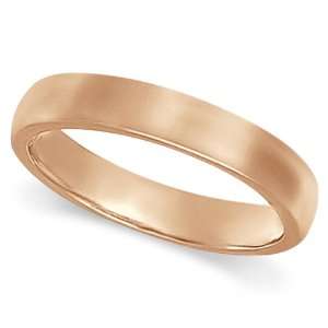   Comfort Fit Wedding Ring Band 18k Rose Gold (3mm) Allurez Jewelry