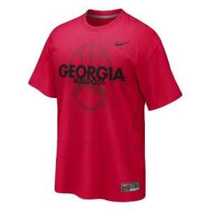    Georgia Bulldogs NCAA Practice T Shirt (Red): Sports & Outdoors