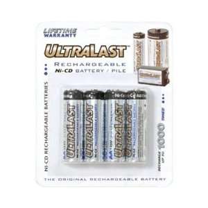   Ultralast 350mah AAA Ni CD Rechargeable Batterie 4 Pack: Electronics