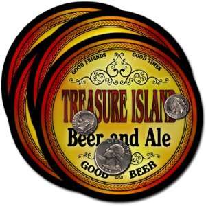  Treasure Island, FL Beer & Ale Coasters   4pk Everything 