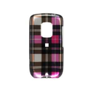   HTC Sprint Hero Graphic Case   Pink Check Cell Phones & Accessories