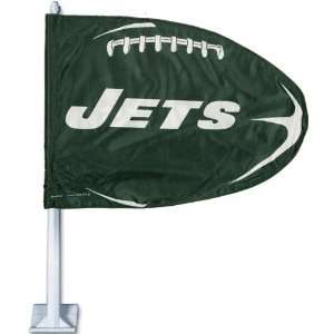  New York Jets Football Car Flag: Sports & Outdoors