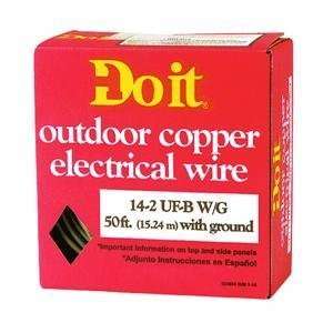  Do it Underground Feeder Cable, 50 14 2 UFW/G WIRE