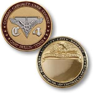  C4 Camp Bullis, TX   Engravable Challenge Coin: Everything 